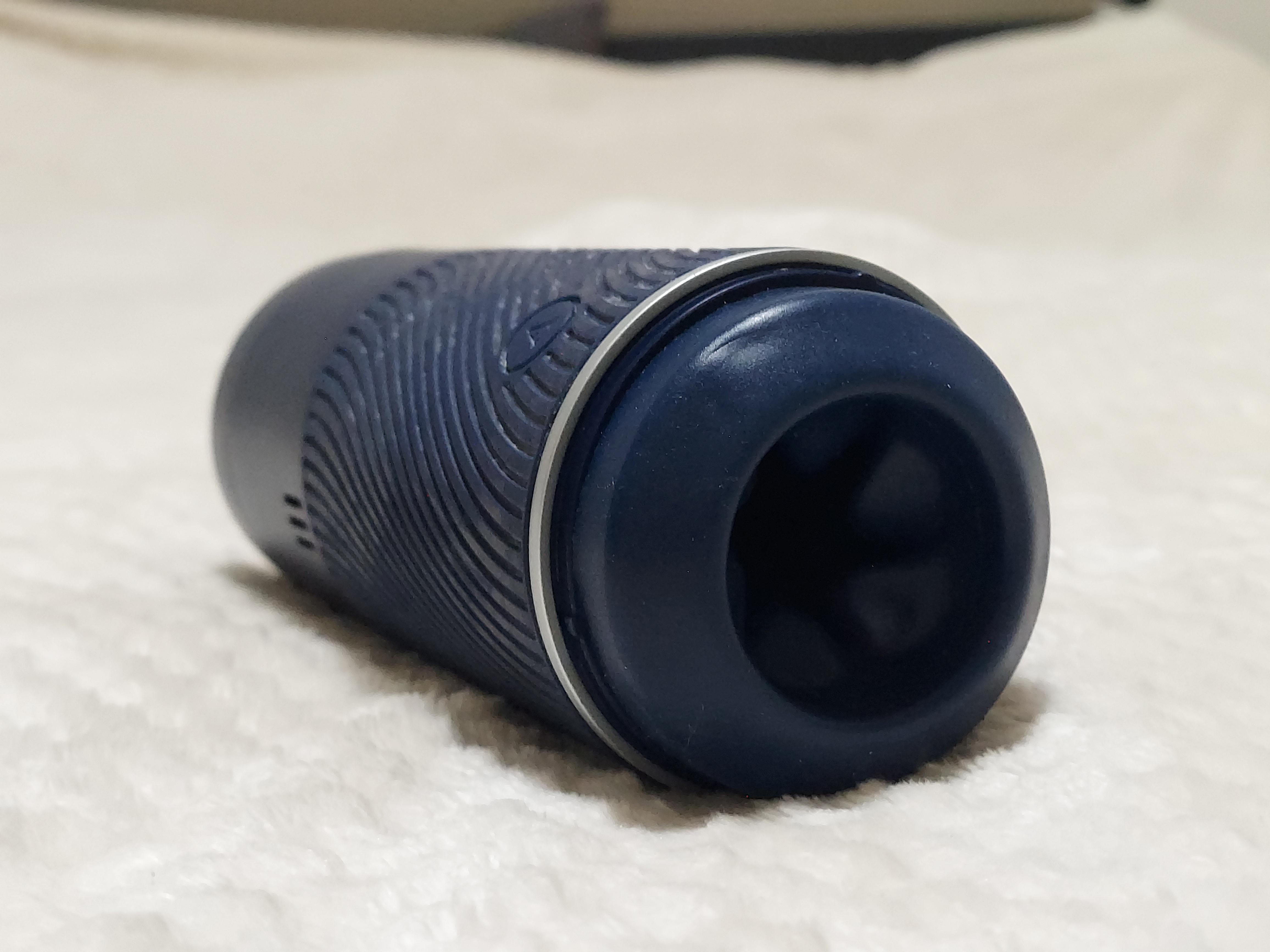 Blue Arcwave pow Silicone stroker